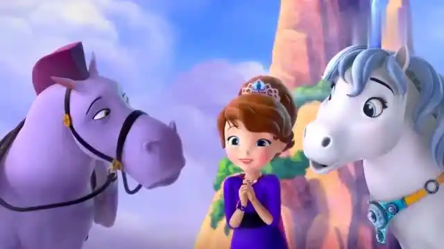 小公主苏菲亚4:苏菲亚在天国的彩虹桥上骑马,这可太美了啊
