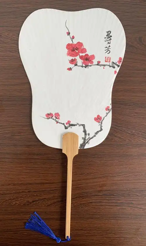 学画扇子
