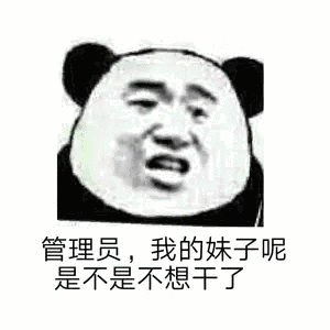 管理员,我的妹子呢?是不是不想干了表情包 - 日常表情包