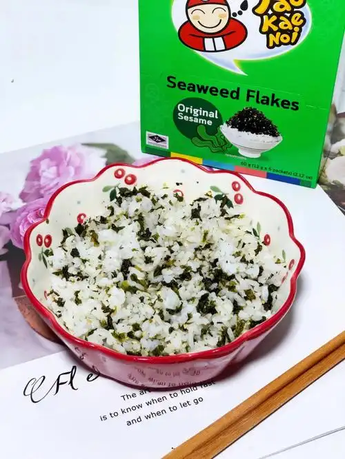 简单美味的海苔拌饭料