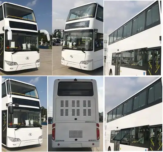 金龙牌109米3463座纯电动双层城市客车xmq6112sgbevm