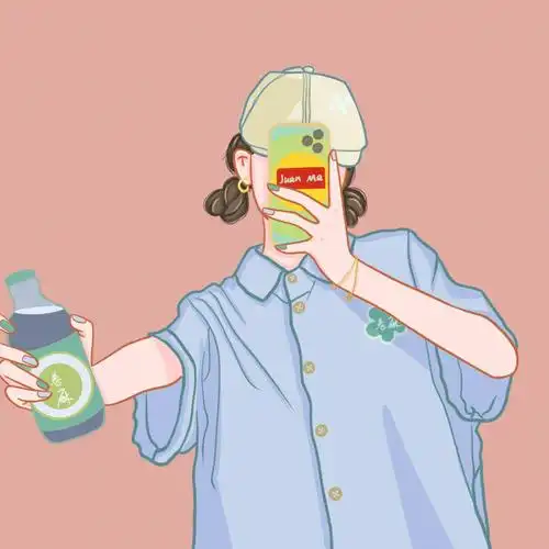 插画头像配色是汽水味的夏天快到啦