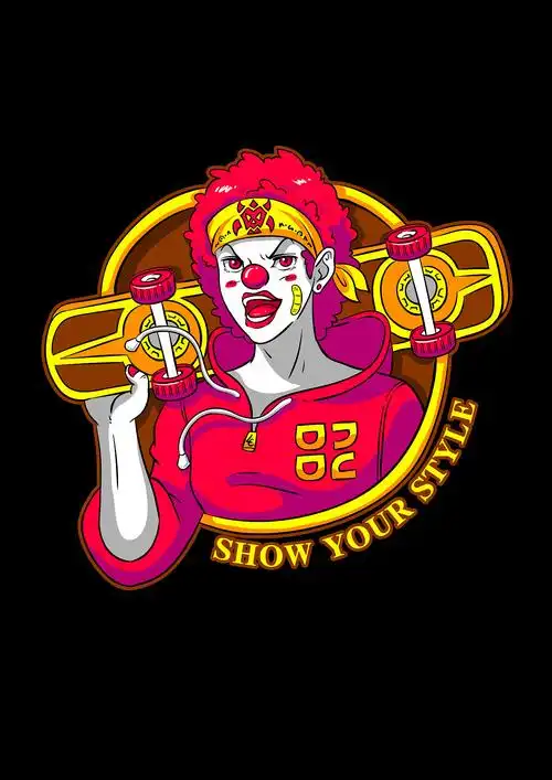 潮牌图案卡通手绘