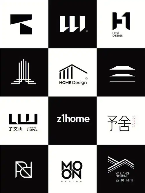 建筑空间logo设计集合2极简大气才是王道