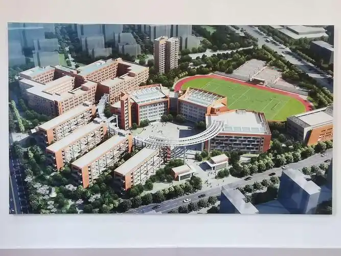 瑞安新纪元学校鸟瞰图.