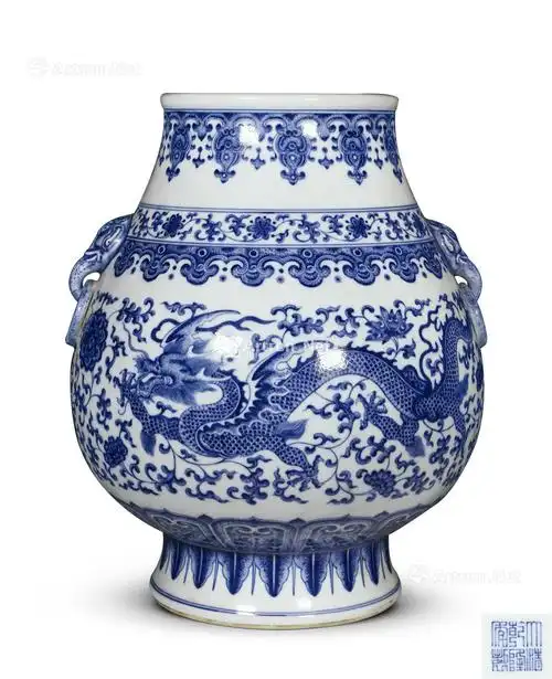 【清乾隆 青花龙纹罐】拍卖品_图片_价格_鉴赏_清代青花瓷器_雅昌艺术