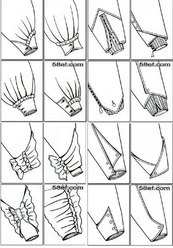 几十种动漫衣袖款式这组绘画素材值得丢收藏夹