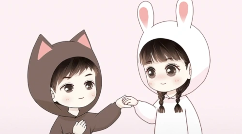 喵小兔漫画:恋爱中男生的求生欲,迟到了就这样哄她吧!