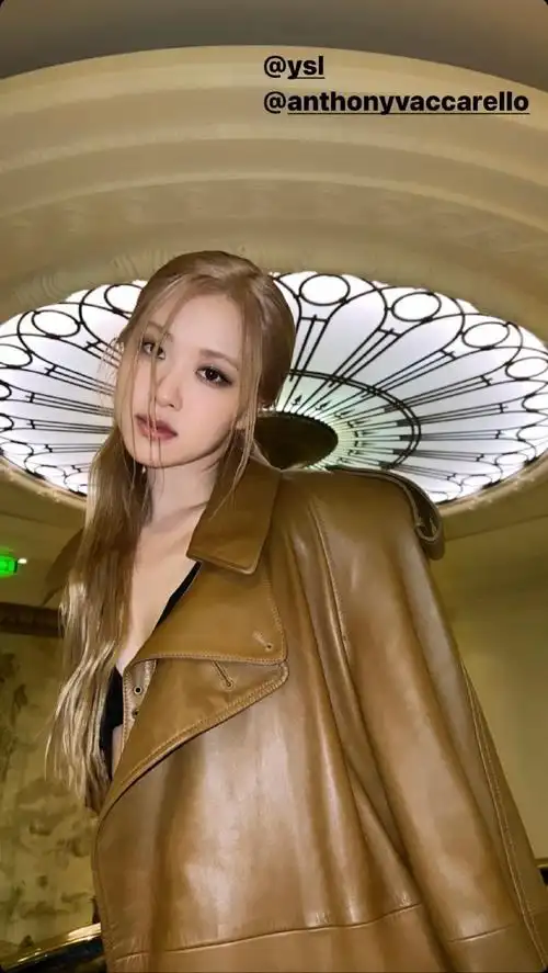 朴彩英巴黎时装周造型##朴彩英圣罗兰