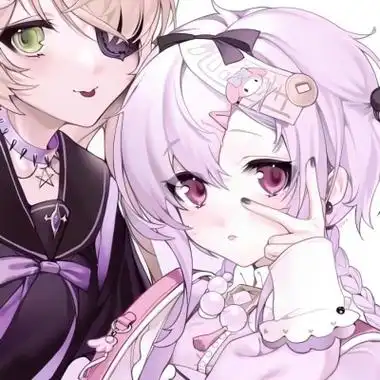 动漫头像闺蜜2人超甜的高清动漫闺蜜头像2人一人一半图片