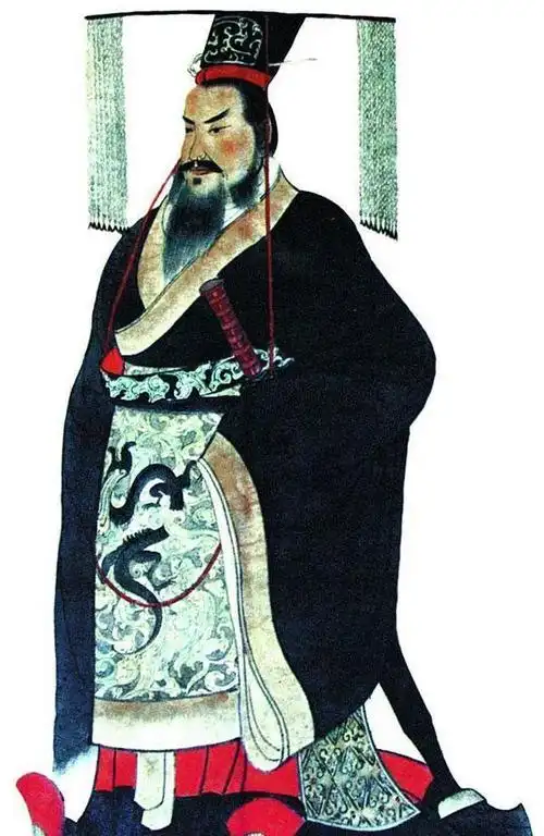 秦始皇画像新统一的大秦作为一个蓬勃的生命,培育者秦始皇自然希望能