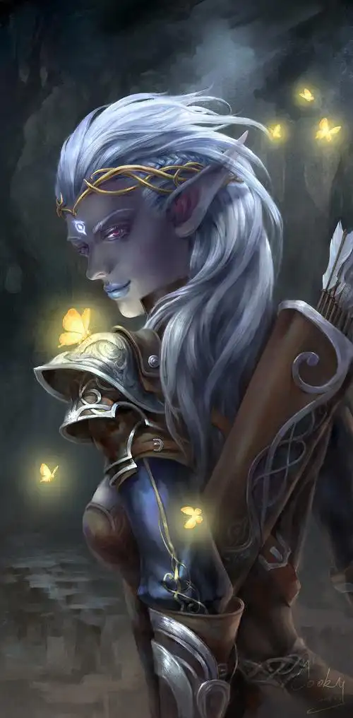 黑暗精灵女弓箭手