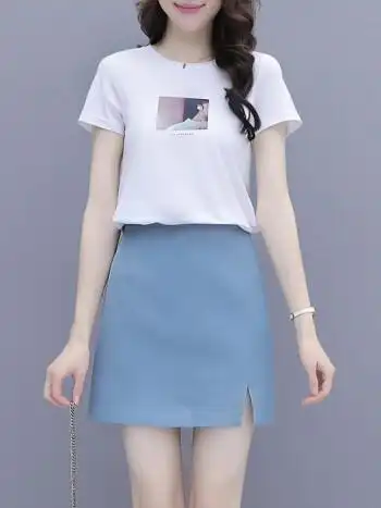 cryytz香港轻奢潮牌2022夏季新款洋气天蓝色裙子连衣裙女韩版百搭显瘦