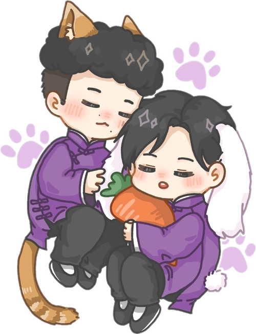 德云社手幅素材已扣堂良孟鹤堂周九良q版