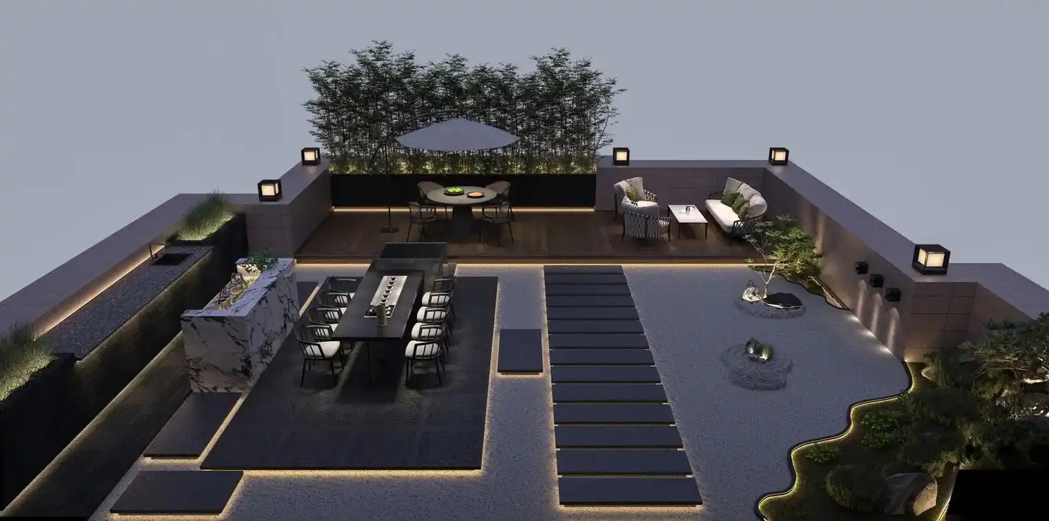 屋顶花园案例赏析阳台露台屋顶花园设计