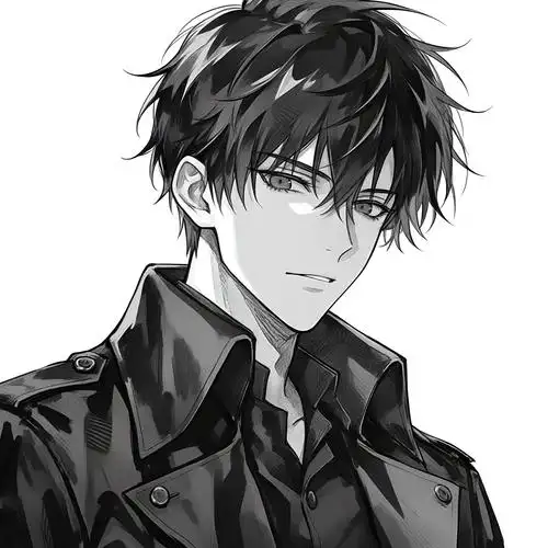 黑白高冷男头像