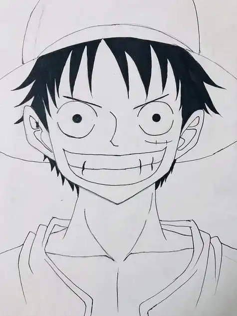 简笔画海贼王全身(海贼王人物简笔画半身) -【爱个性】