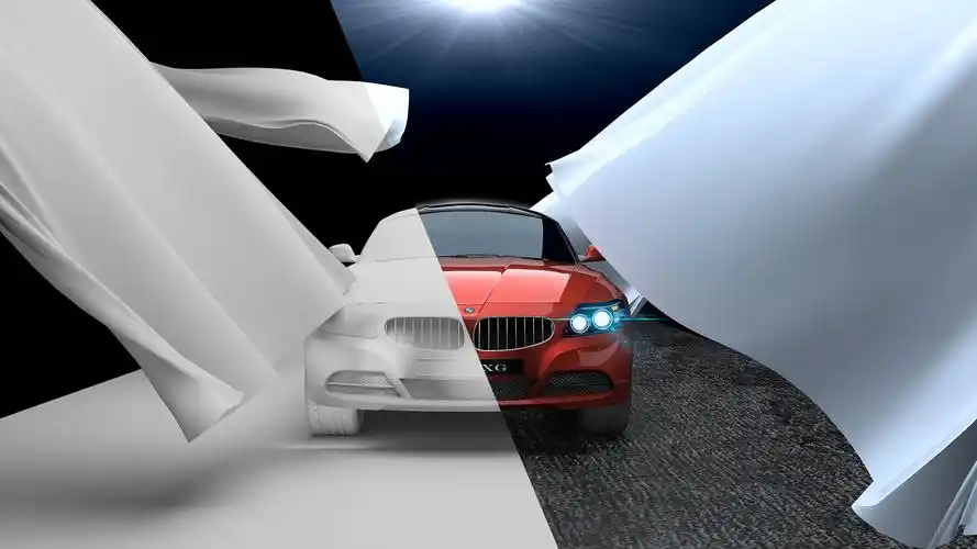 汽车小场景渲染