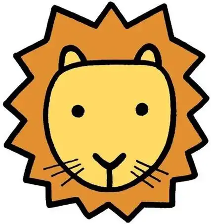 儿童狮子简笔画彩色 儿童狮子简笔画彩色可爱