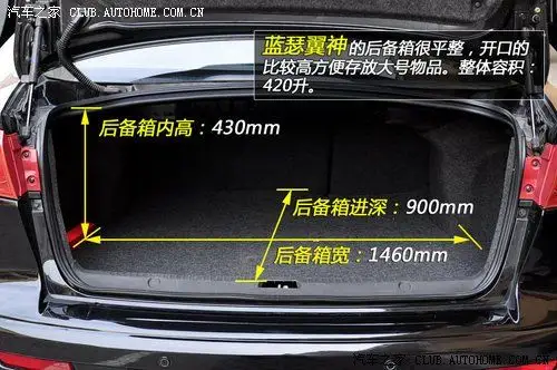 翼神后备箱,到底有多小?
