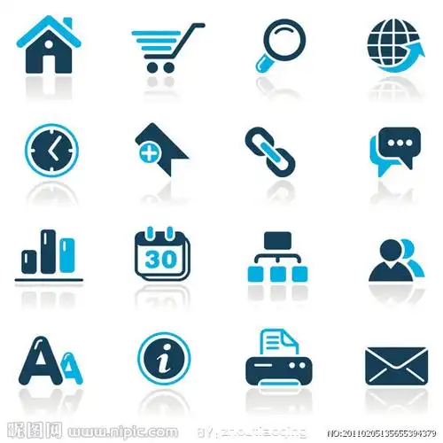 网页设计小图标矢量图__网页小图标_标志图标_矢量图库_昵图网nipic.