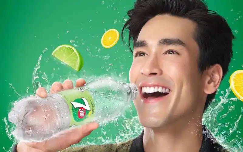 【泰国广告】【nadech】七喜无糖汽水