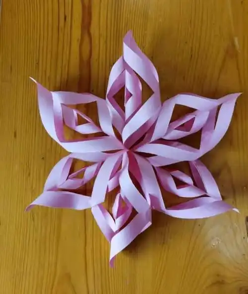 雪花作品折纸 手工折纸大全-普车都