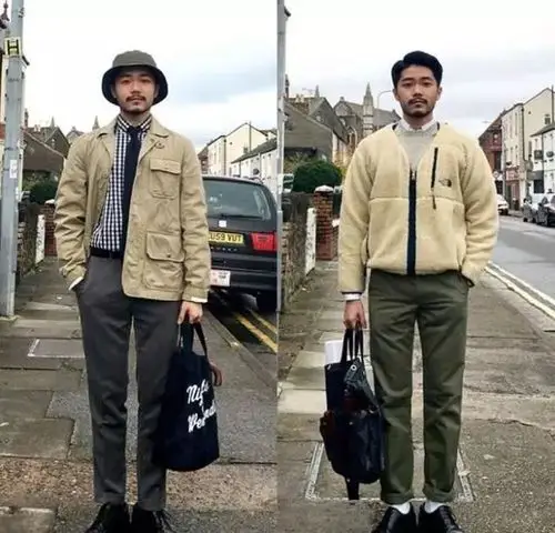 18套冬季微胖穿搭示范,胖子也有春天!_男士