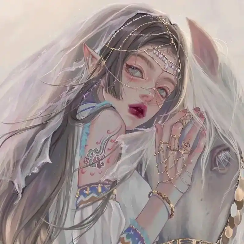 仙气十足的小姐姐 #超级仙气的女生头像#优创图库 #动漫女生 - 抖音