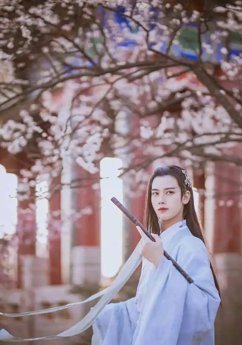 好看的古风真人美男壁纸