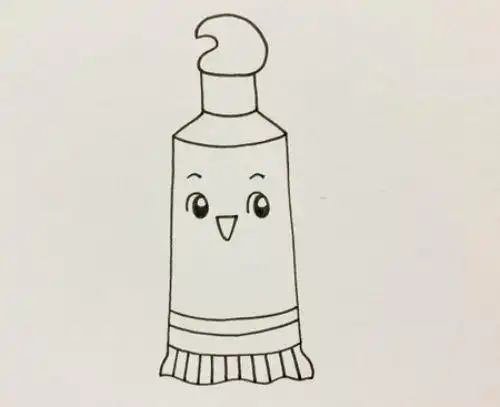 可爱牙膏简笔画怎么画 卡通牙膏简笔画教学步骤