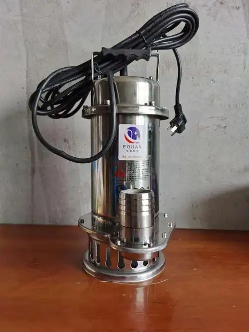 六,小型不锈钢潜水泵性能参数表序号产品型号流量( m3/h)扬程( m)功率