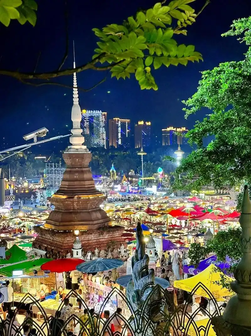 告庄西双景丨湄公河星光夜市