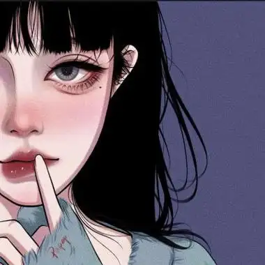 个性高冷的清冷风手绘动漫女头