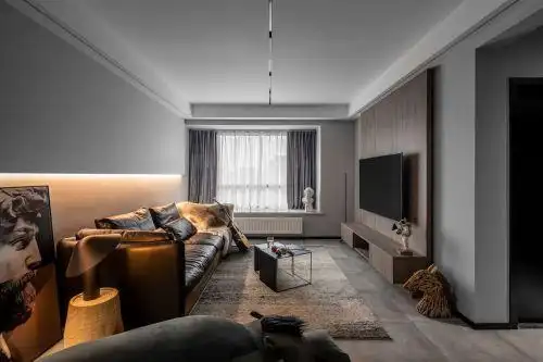 81-100m05现代简约18-30万装修图片3-土巴兔家居室内装修设计效果图