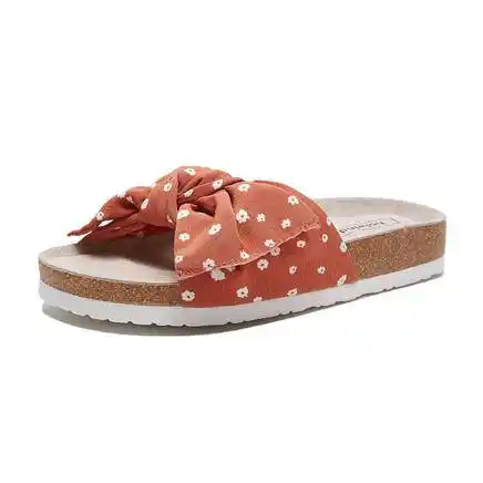 热风蝴蝶结拖鞋h060w0231310