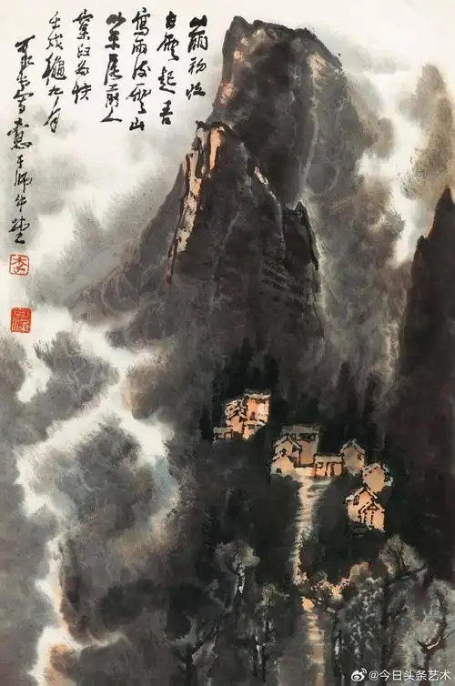 李可染山水画
