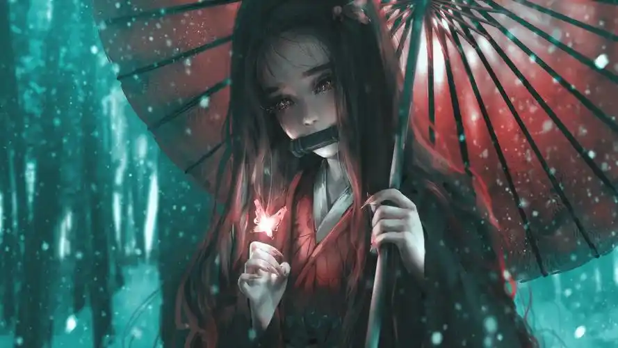 鬼灭之刃祢豆子绝美动态壁纸