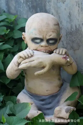 鬼婴儿道具乳胶宝宝摆件断手恐怖万圣节鬼屋密室逃脱酒吧派对装饰