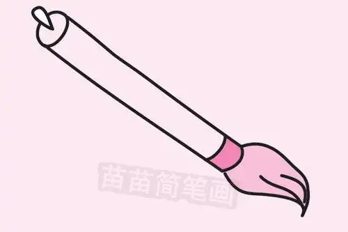 画笔简笔画绘画简笔画