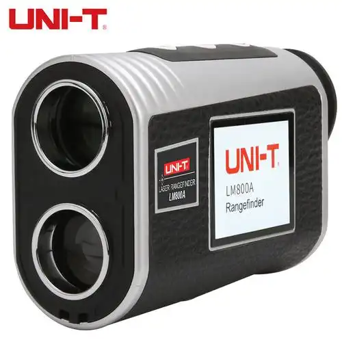 uni-t优利德lm800a户外激光测距仪高尔夫距离测量仪侧显屏800米
