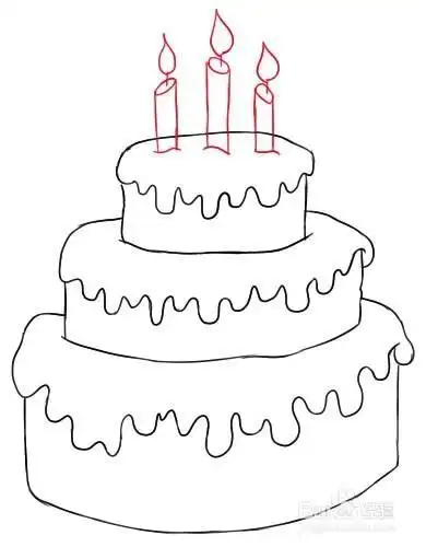 一二三年级学画画蛋糕手抄报三年级学生手抄报