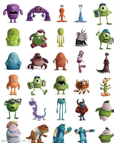 怪兽大学人物合集图片