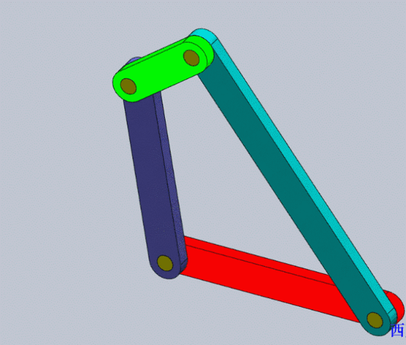 双曲柄机构↓↓曲柄摇杆机构↓↓契贝谢夫四足步行机构↓↓平行四边形