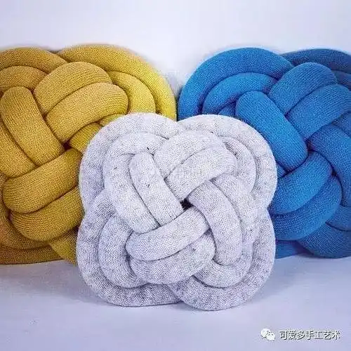 家居diy:用绳编法编织地垫