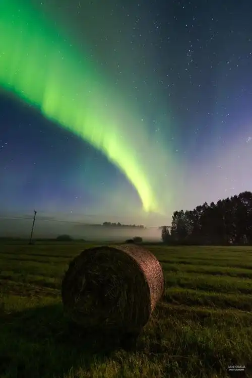 星夜极光摄影师janiojala