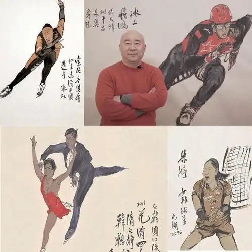 创作这个时代最好的作品为奥运喝彩访国画名家范扬