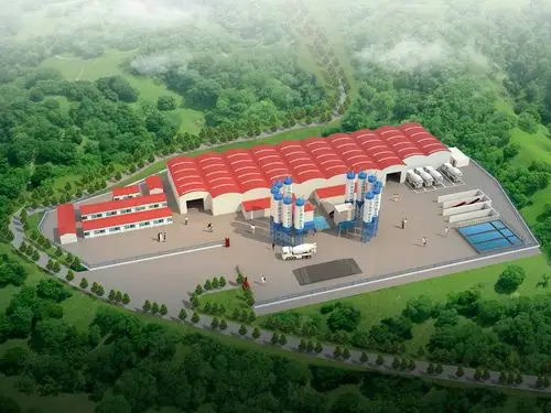 搅拌站鸟瞰图102