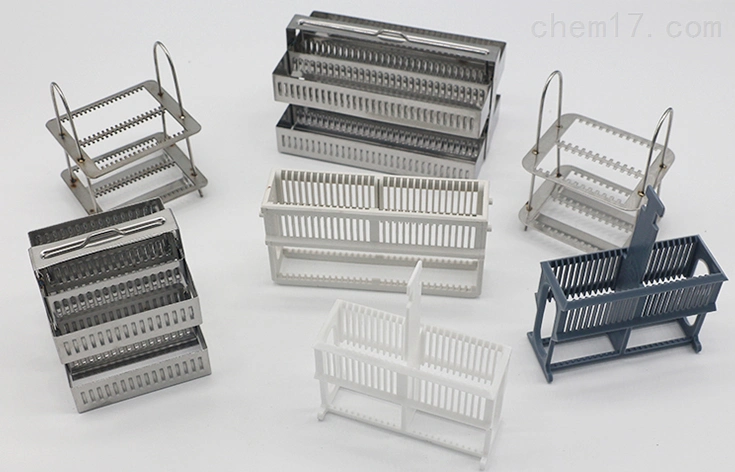 不锈钢载玻片架塑料染色架