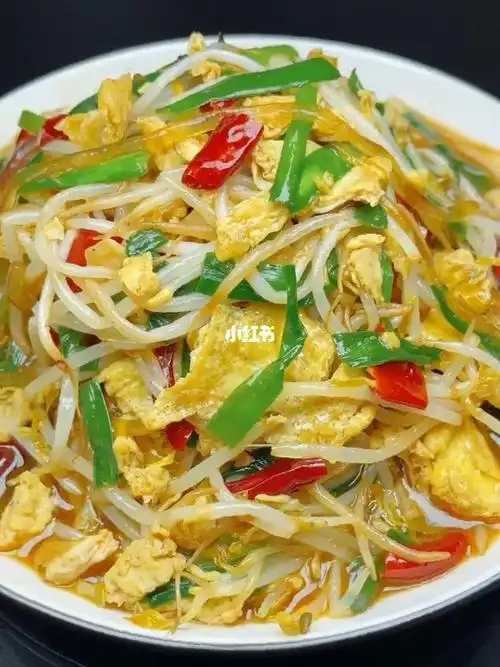 豆芽炒鸡蛋